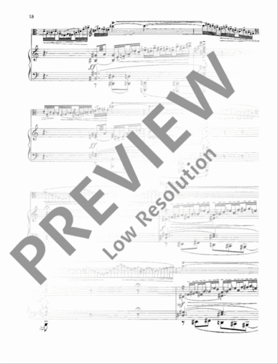 Chamber music No.5 Piano scores gallery preview page 19