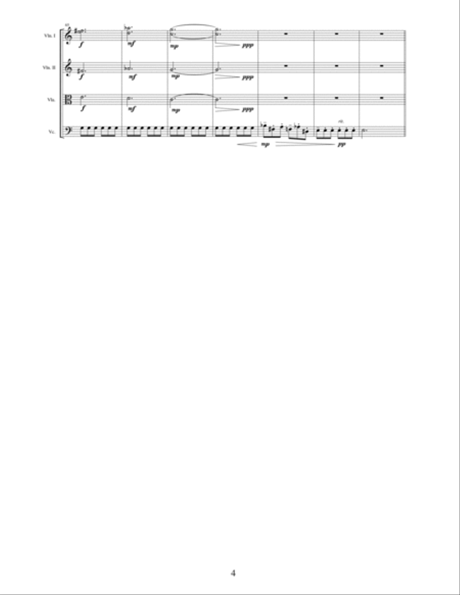 String Quartet #1 String Quartet scores gallery preview page 4