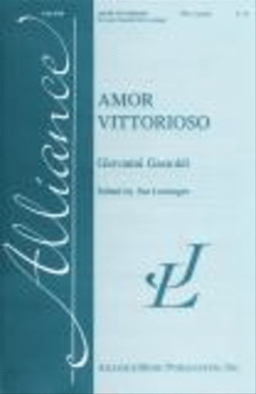 Amor Vittorioso 3-Part scores gallery preview page 1