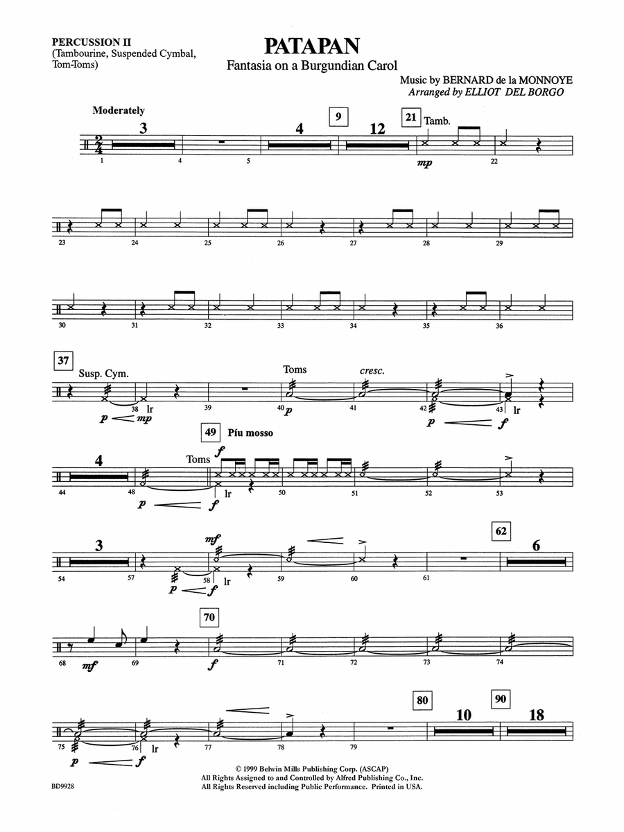 Patapan: 2nd Percussion