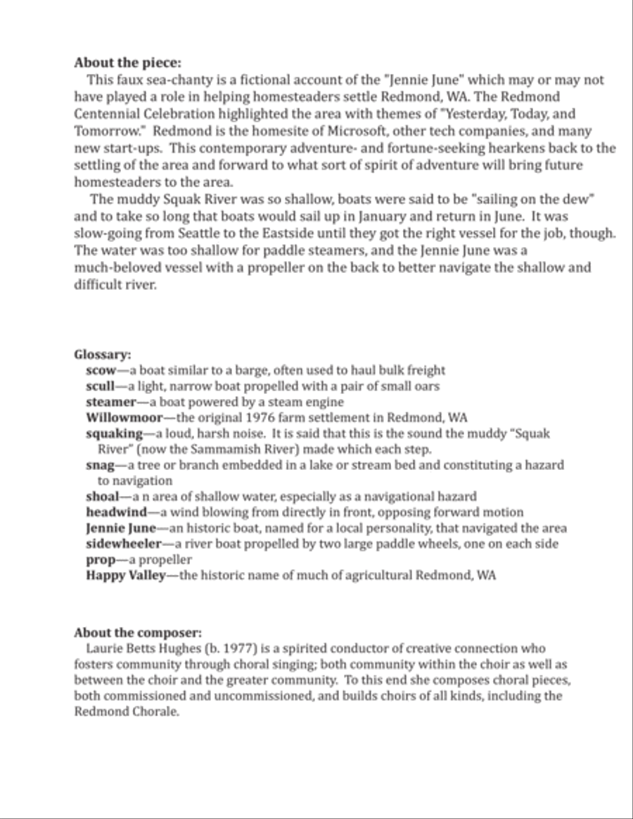 Sailing on the Dew [SATB] 4-Part scores gallery preview page 2