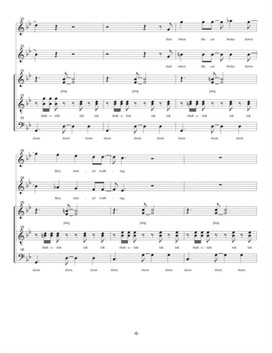 The Way The Way 4-Part scores gallery preview page 6