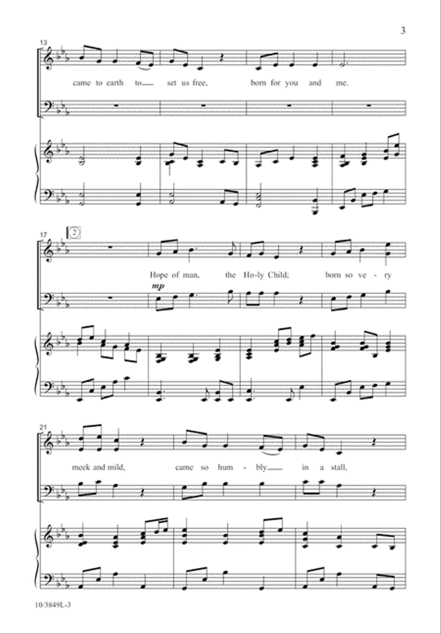 Christmas Gift Christmas Gift 4-Part scores gallery preview page 4