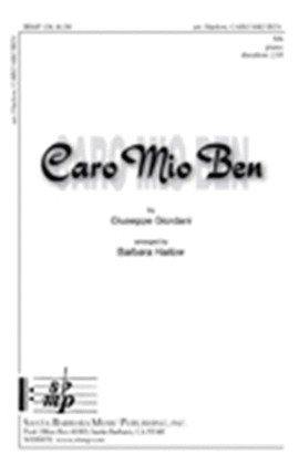 Book cover for Caro Mio Ben - SA Octavo