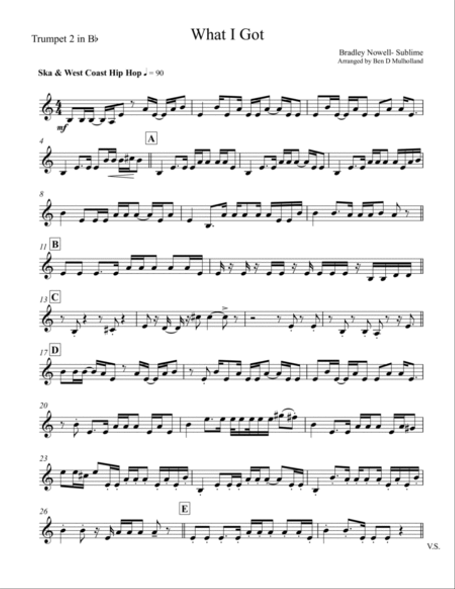What I Got Brass Ensemble scores gallery preview page 3