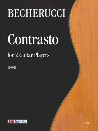 Book cover for Contrasto for 2 Guitar Players (2003)