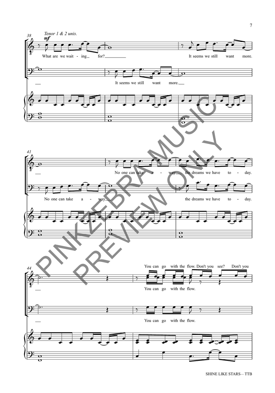 Shine Like Stars (TTB) TTB scores gallery preview page 8