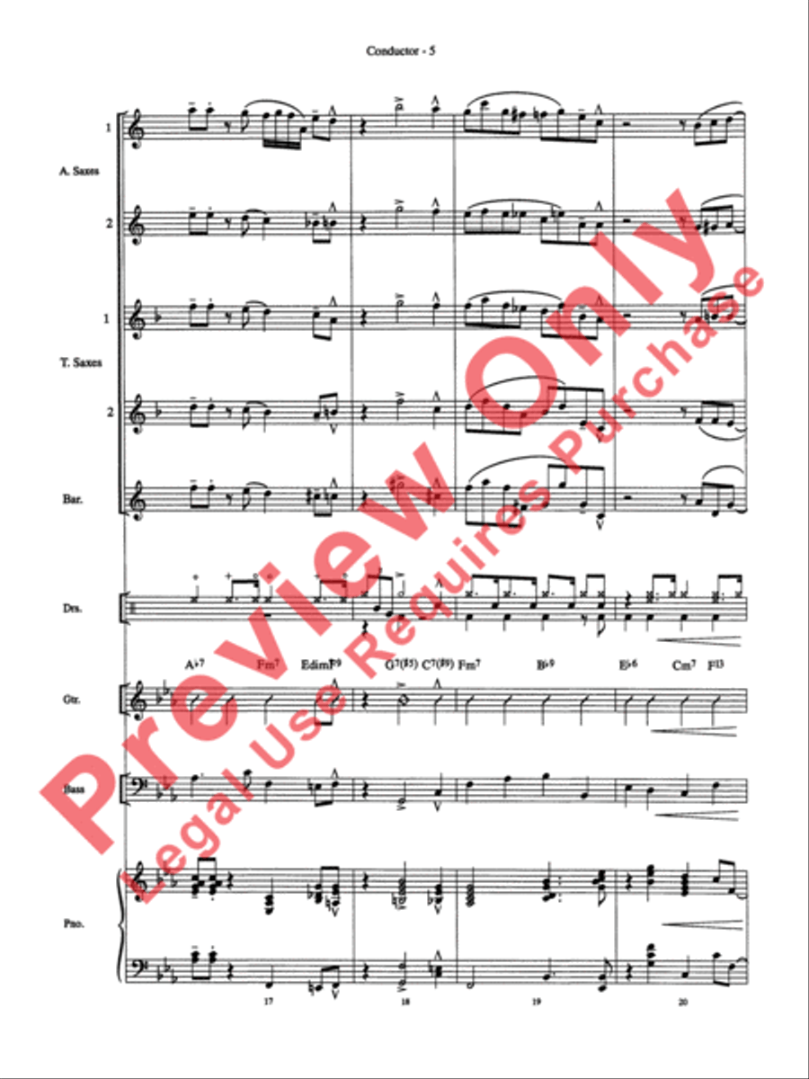 Let It Snow! Let It Snow! Let It Snow! Small Ensemble scores gallery preview page 6