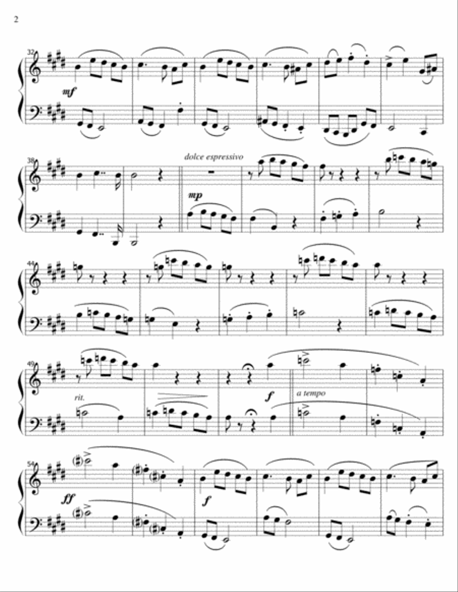 L'Hymne du Pape-Liszt-piano solo Piano Solo scores gallery preview page 2