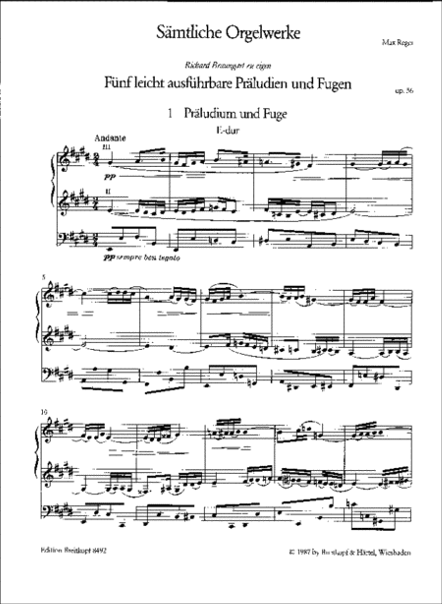 Complete Organ Works Organ scores gallery preview page 2