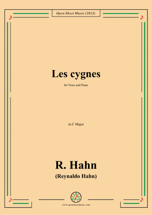R. Hahn-Les cygnes,in C Major