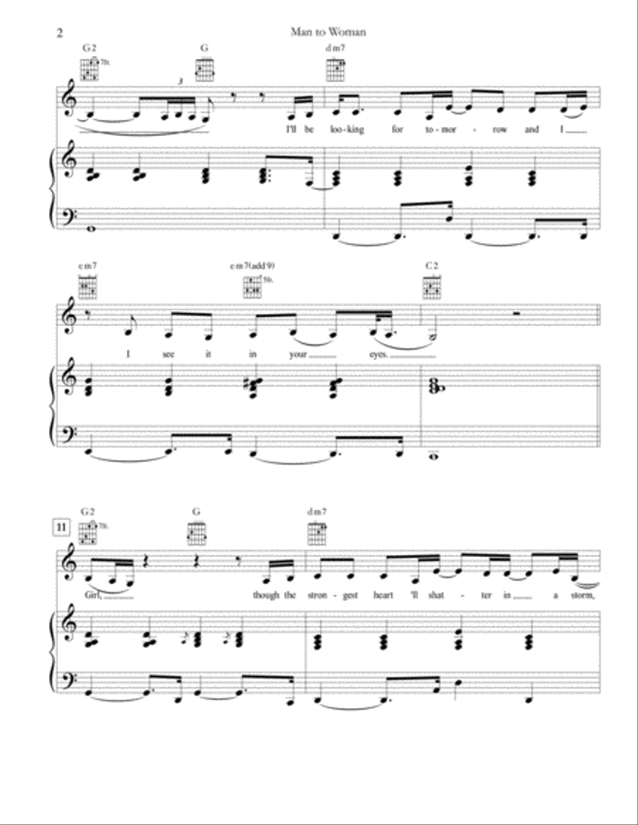 Man To Woman Voice scores gallery preview page 2
