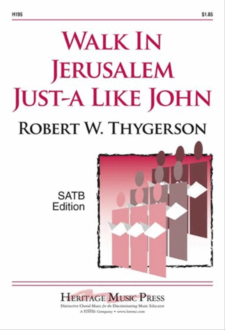 Walk in Jerusalem Just-a Like John 4-Part scores gallery preview page 1