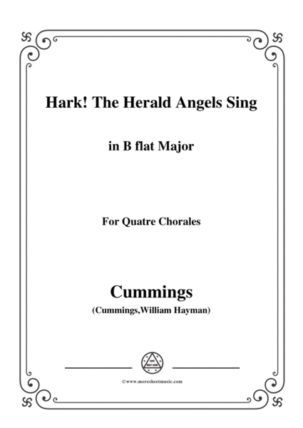 Cummings-Hark! The Herald Angels Sing,in B flat Major,for Quatre Chorales image number null