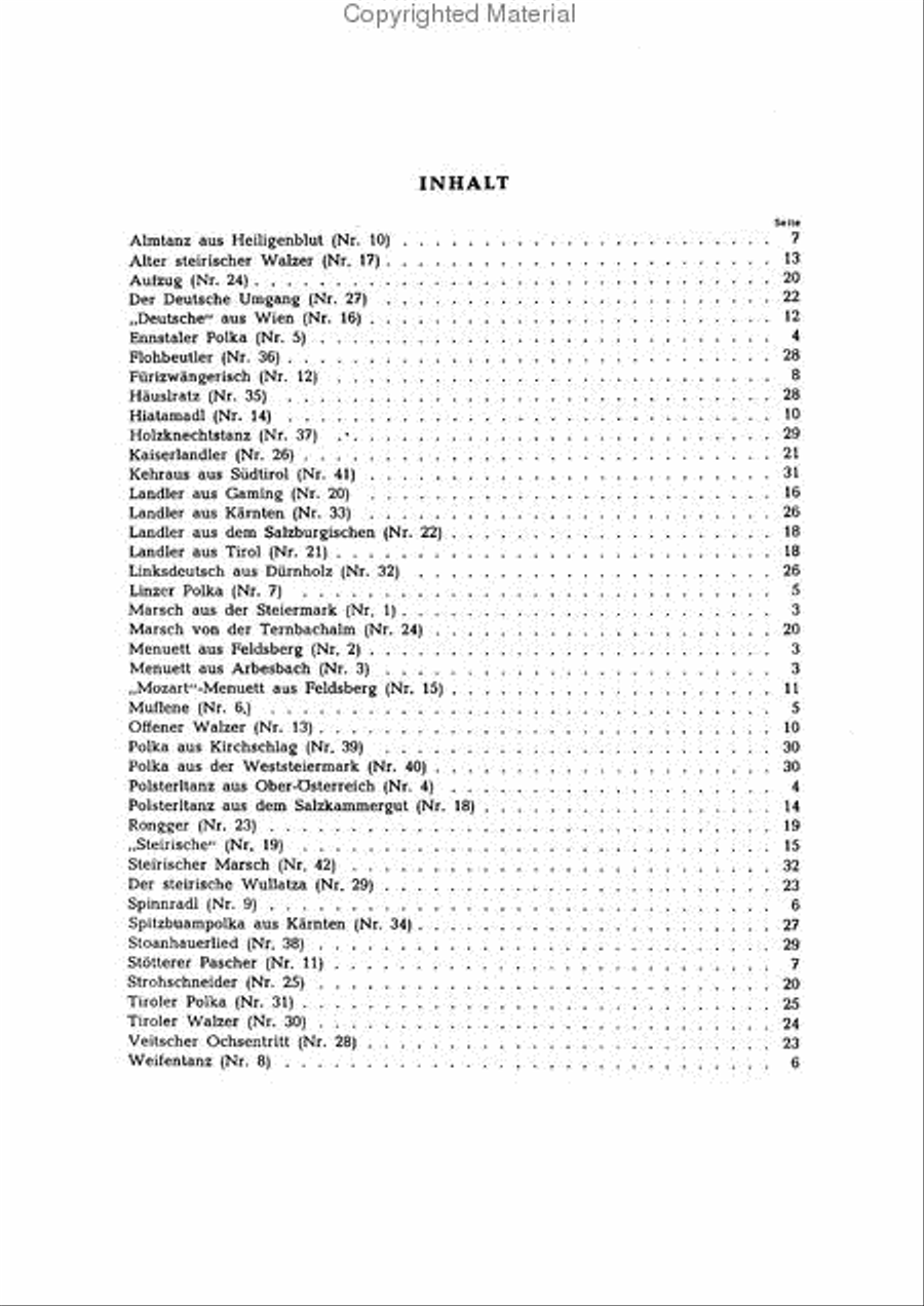 Volkstanze aus Osterreich Piano scores gallery preview page 3