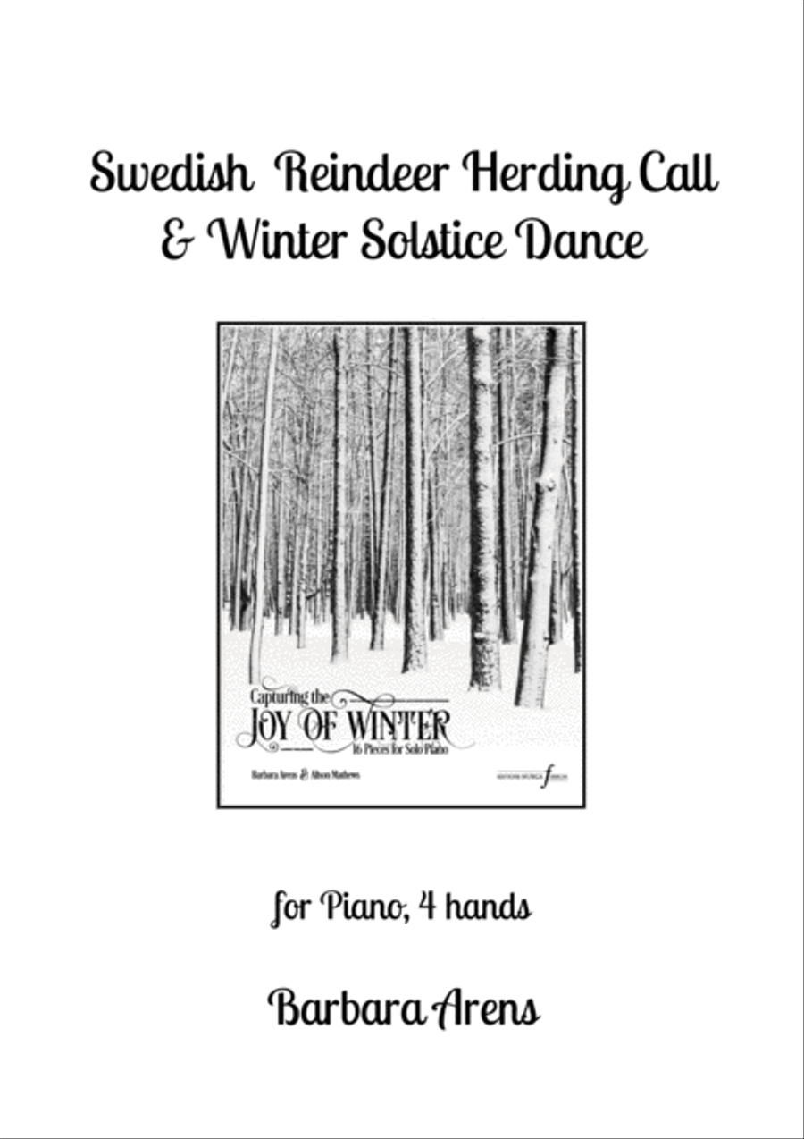Swedish Reindeer Herding Call & Winter Solstice Dance Piano scores gallery preview page 1