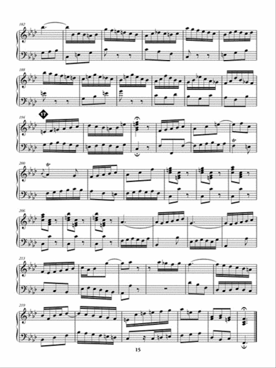 Piano Concerto in F Minor, BWV 1056 Piano Solo scores gallery preview page 4
