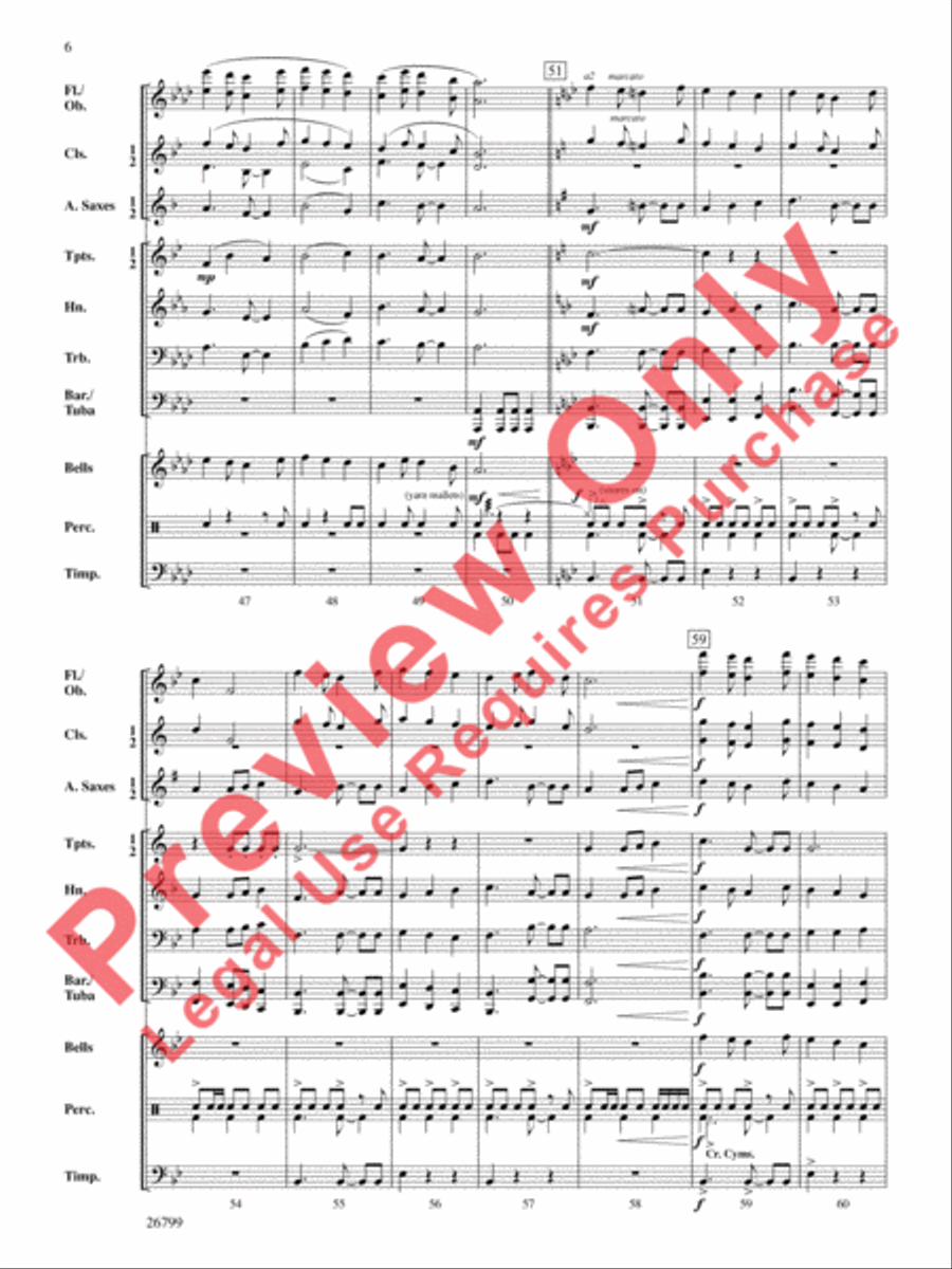 New Life Celebration New Life Celebration Concert Band scores gallery preview page 7