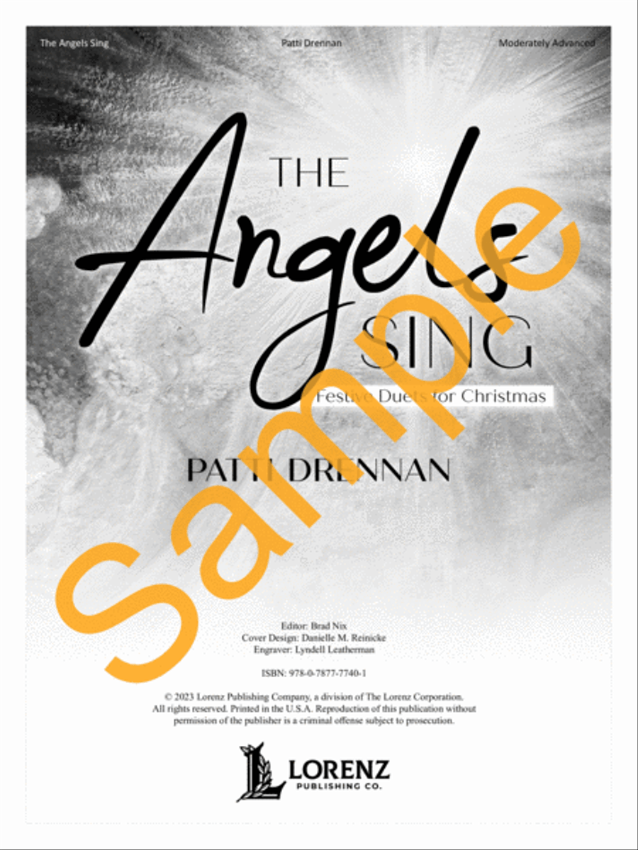 The Angels Sing Piano Duet scores gallery preview page 2