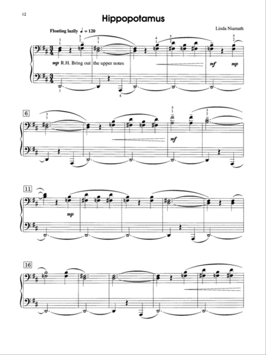 A Zoo for You Easy Piano scores gallery preview page 4