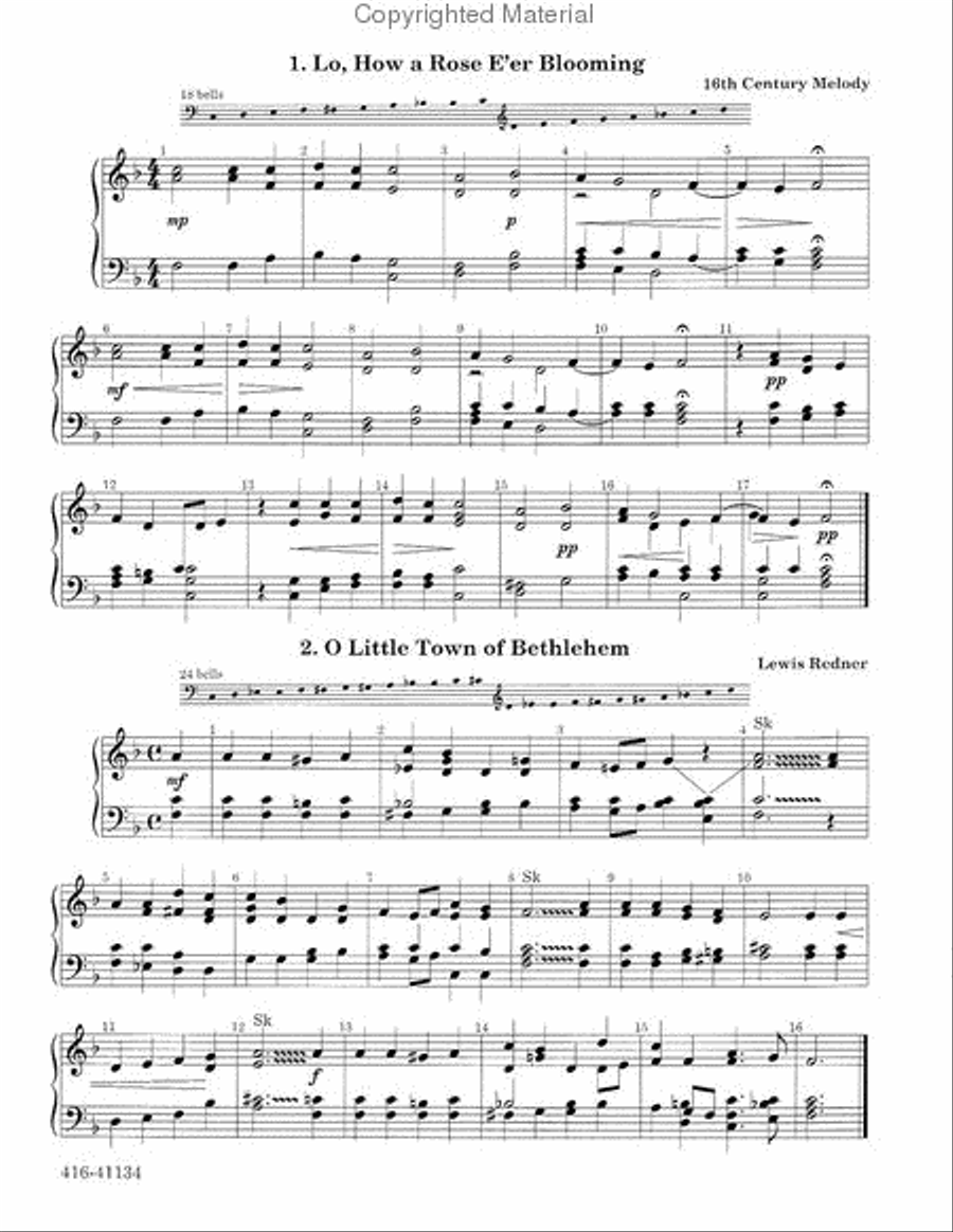 Play a Song of Christmas, Handbells Chamber Music scores gallery preview page 2