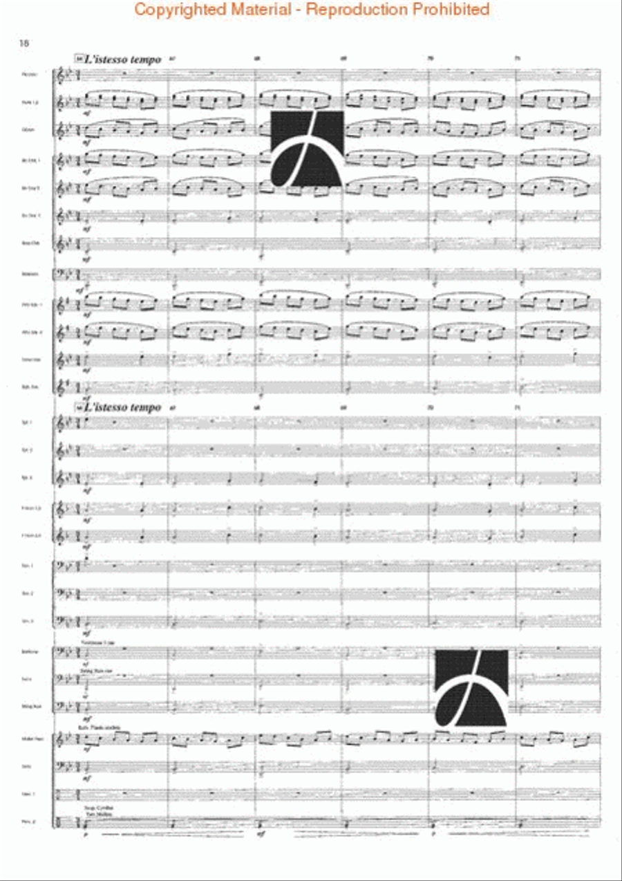 Westminster Carol Concert Band scores gallery preview page 15