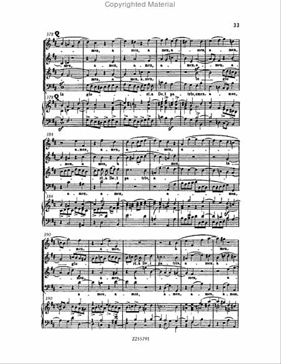 Missa Solemnis, Op.123 Choir scores gallery preview page 33