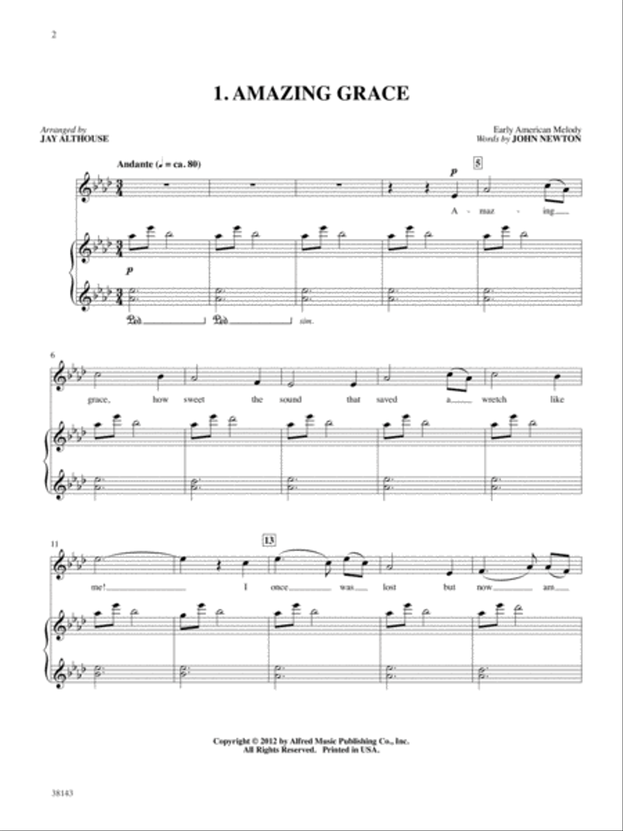Songs of Peace and Patriotism for Solo Singers Medium-High Voice scores gallery preview page 6