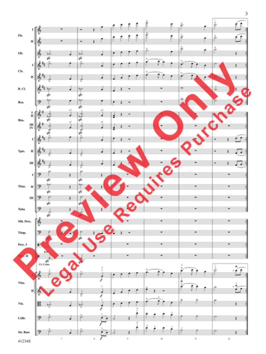 A Dance of Clowns A Dance of Clowns Full Orchestra scores gallery preview page 4