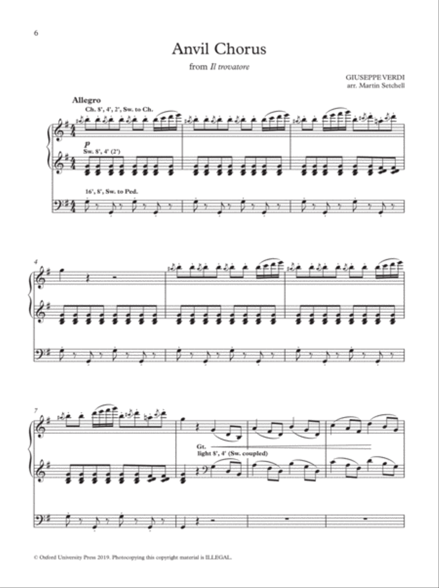 A Verdi Organ Album Organ Solo scores gallery preview page 5
