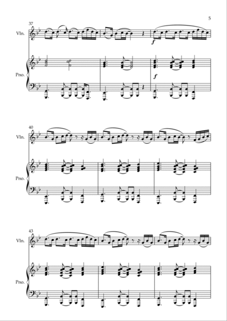 See You Again Violin Solo scores gallery preview page 5