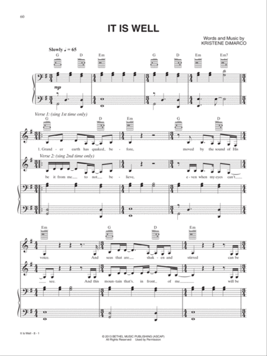2015 Modern Worship Hits Piano, Vocal, Guitar scores gallery preview page 5