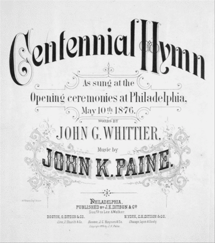 Centennial Hymn 4-Part scores gallery preview page 1