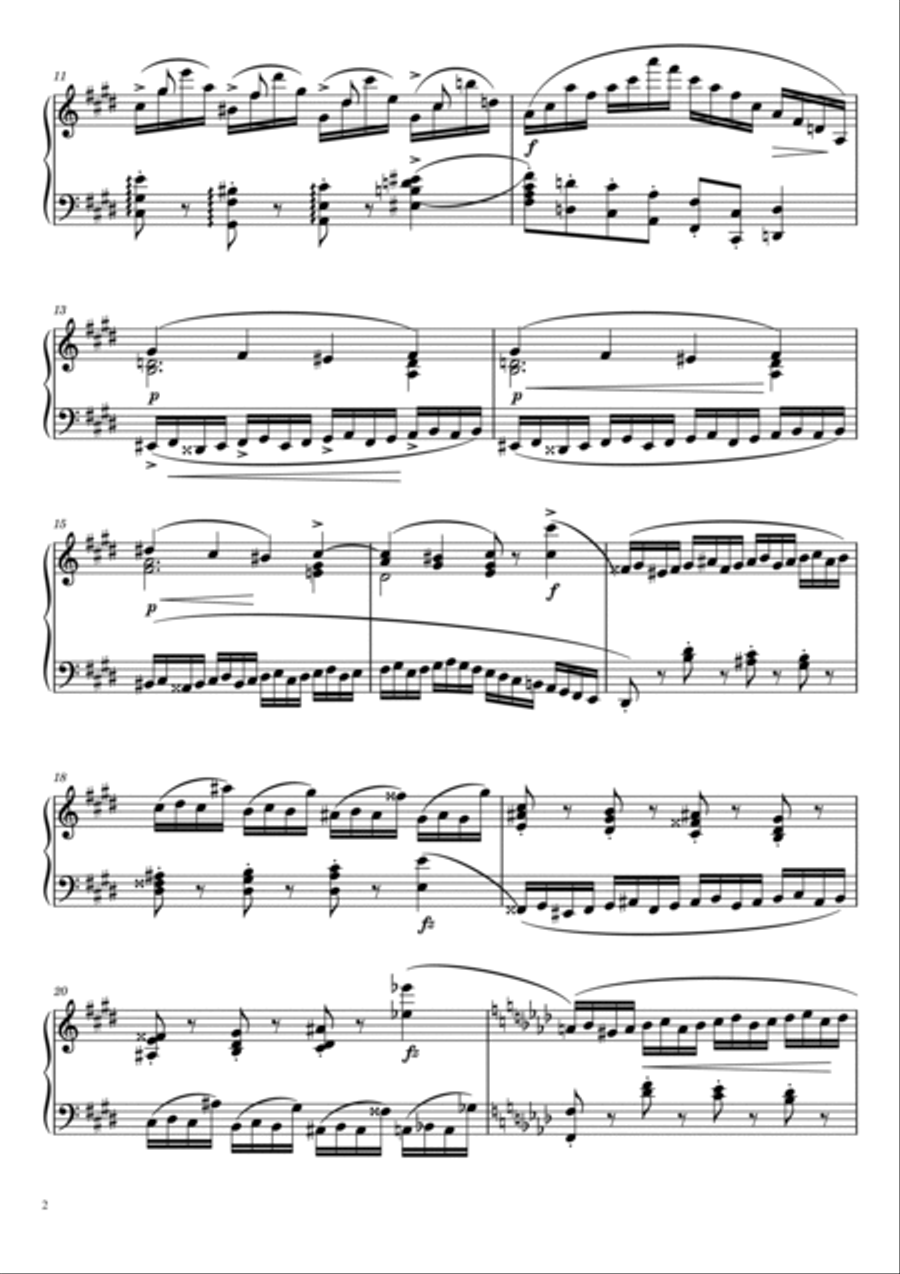 Etude Op. 10 No. 4 in C Minor Torrent Piano Method scores gallery preview page 2