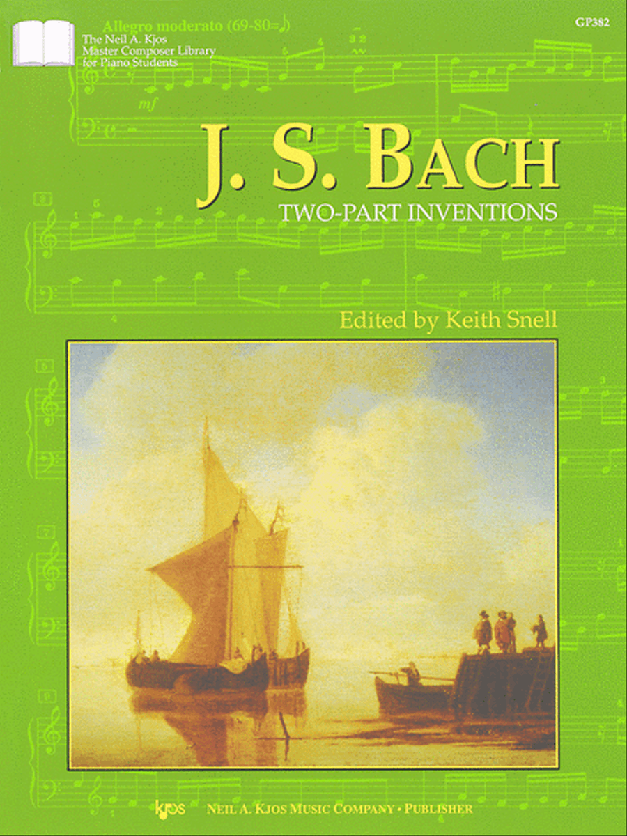 Bach -Two Part Inventions Piano Solo scores gallery preview page 1