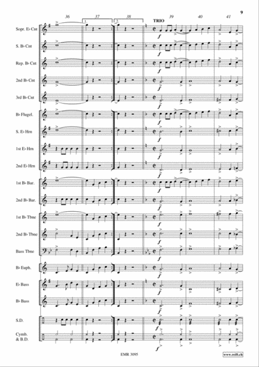 Rosablanche Brass Band scores gallery preview page 10