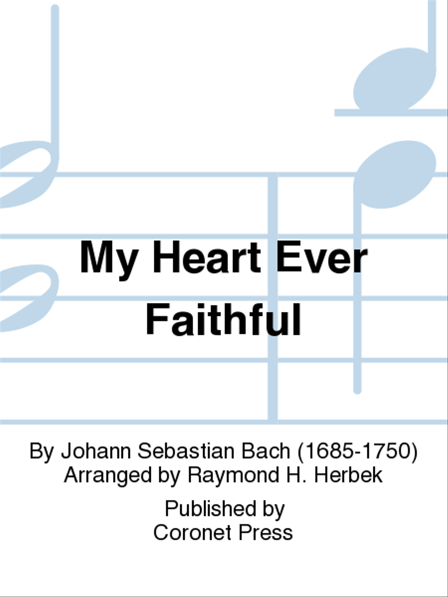 My Heart Ever Faithful Chamber Music scores gallery preview page 1