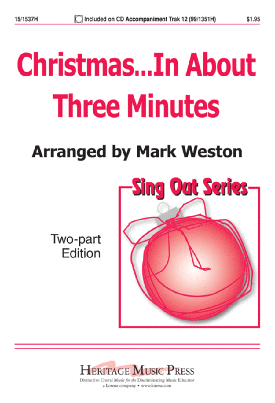 Christmas...In About Three Minutes 2-Part scores gallery preview page 2