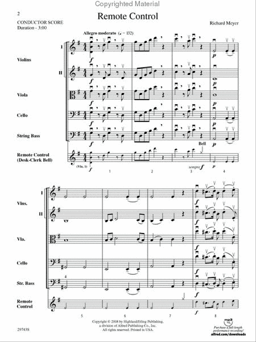 Remote Control String Orchestra scores gallery preview page 2