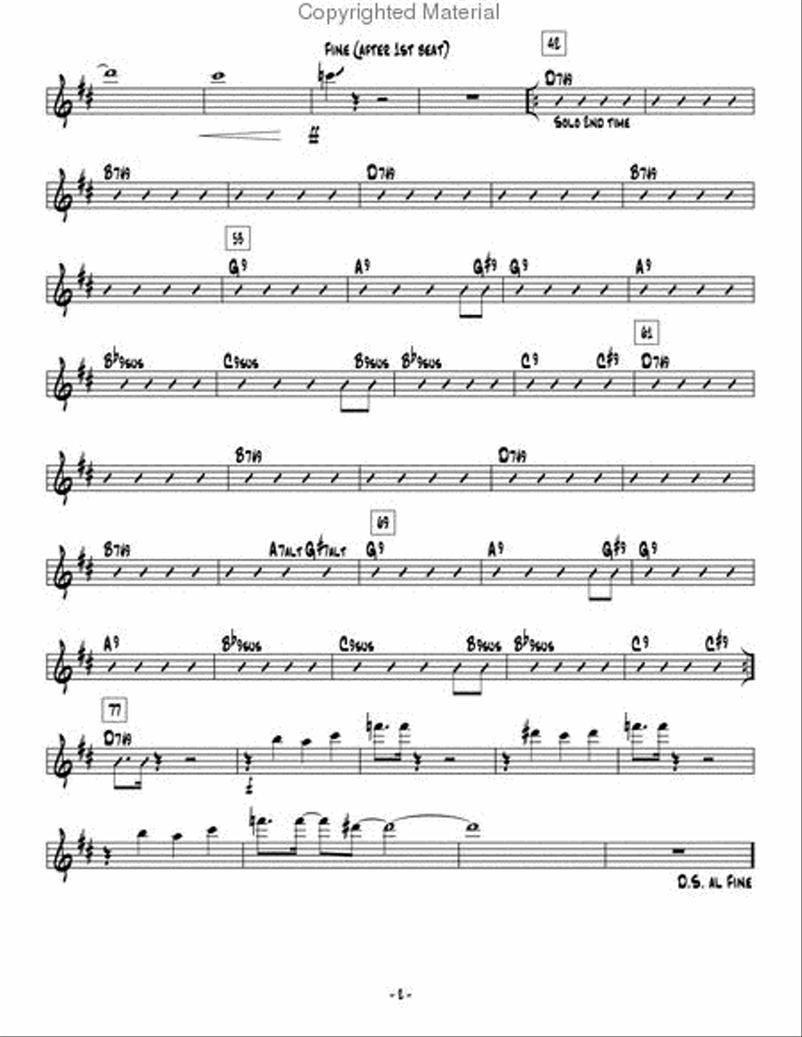 Psychopathic Cyber Freak Jazz Ensemble scores gallery preview page 19