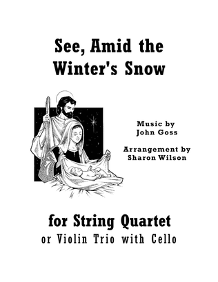 Book cover for See, Amid the Winter's Snow (for String Quartet)