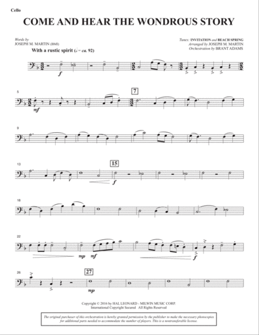 Sacred Places - Cello Choir scores gallery preview page 4