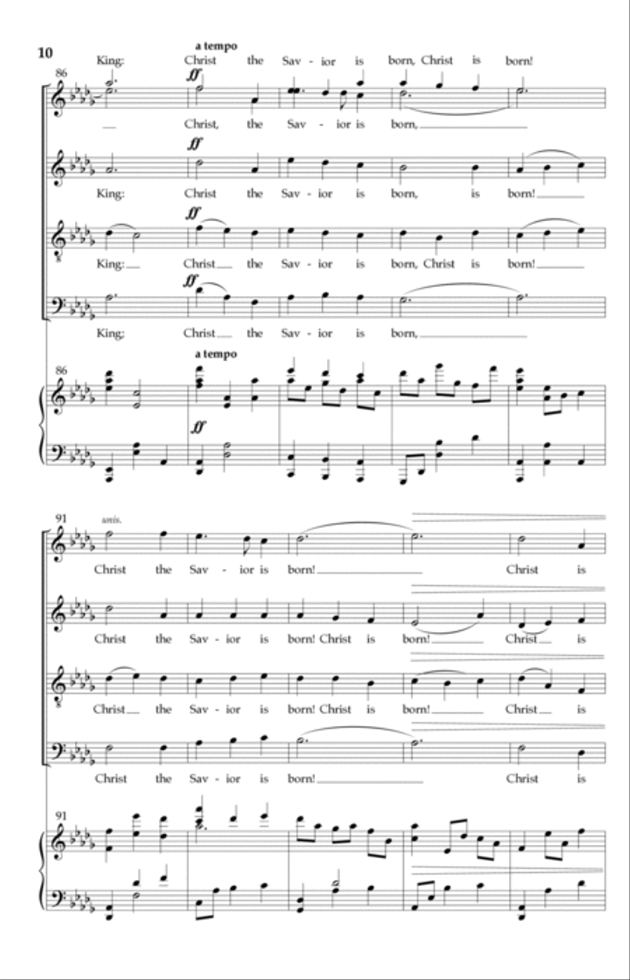 Silent Night Silent Night 4-Part scores gallery preview page 9