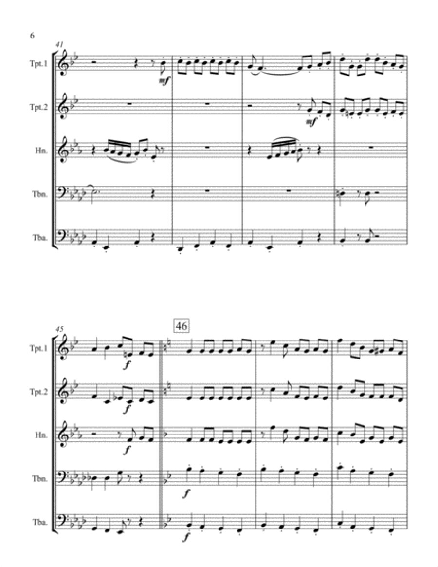 The Wells Fargo Wagon Horn scores gallery preview page 6