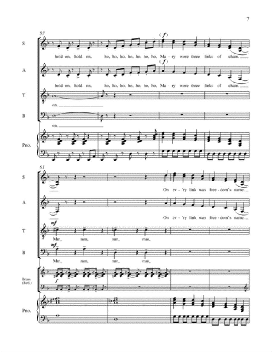 Together in Song: 3. The Gospel Plow 4-Part scores gallery preview page 16