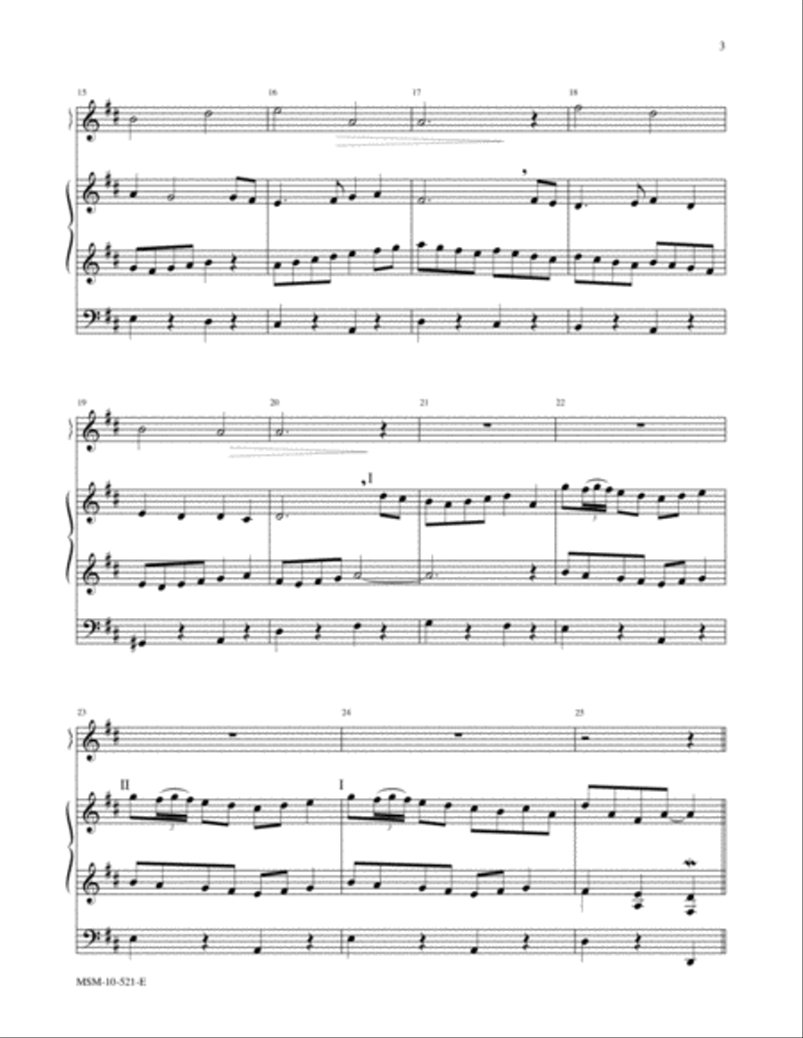 We Were Baptized in Christ Jesus Choir scores gallery preview page 3
