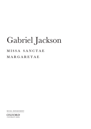 Book cover for Missa Sanctae Margaretae