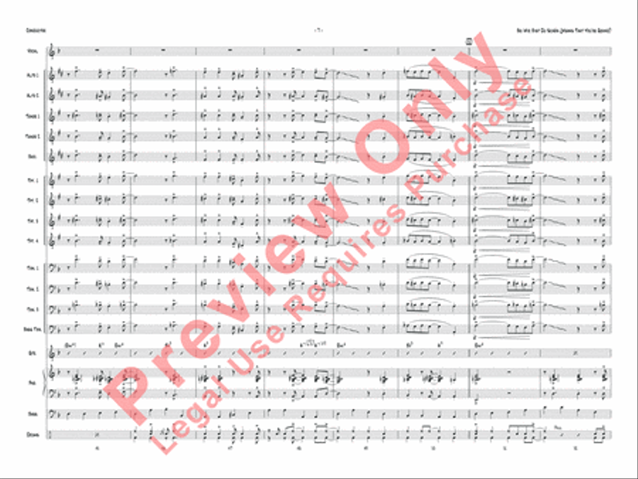 Bei Mir Bist Du Schon (Means That You're Grand) Jazz Ensemble scores gallery preview page 8