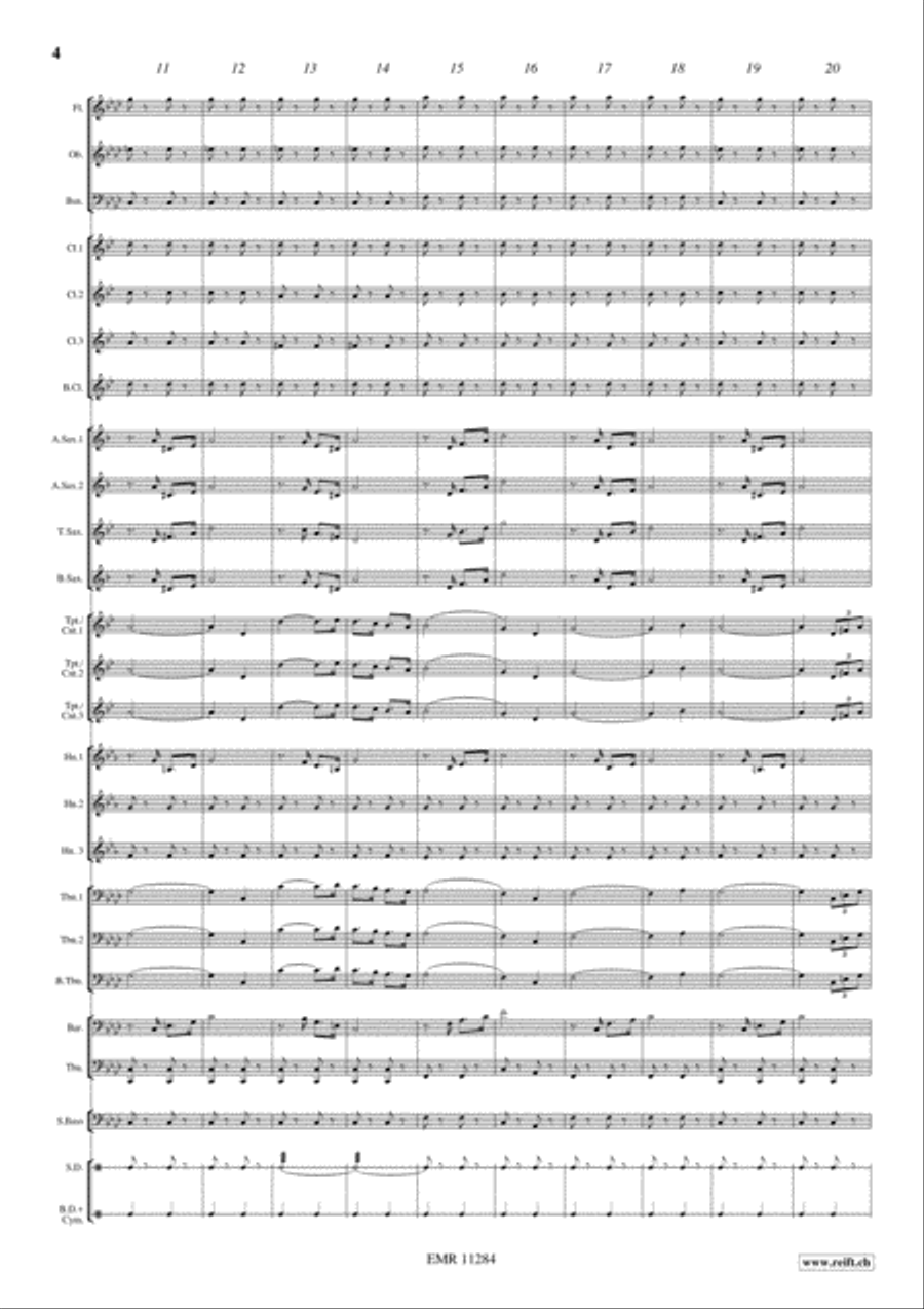 Slaidburn Concert Band scores gallery preview page 5