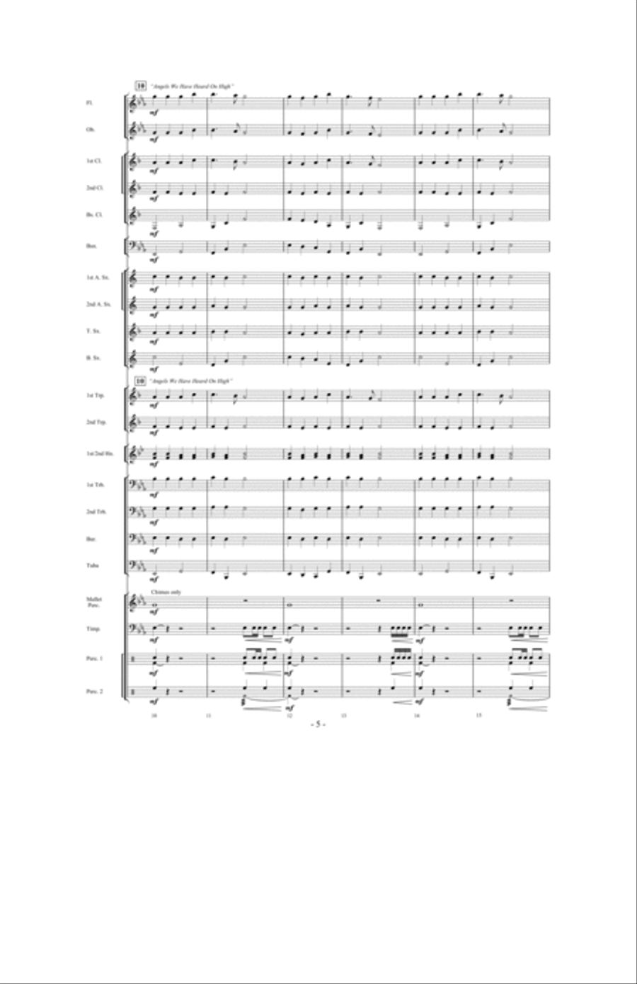The Gift of Christmas Concert Band scores gallery preview page 4